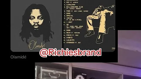 Olamide’s New Album Drops at Midnight – Full Feature List Revealed! #wizkid #olamide #afrobeats