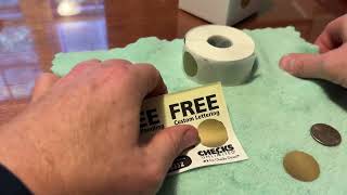 Celebrity Mr Label – 1000 Pieces 1 inch Round Scratch Off Stickers Review, Great for discounts, prizes and mo Profile