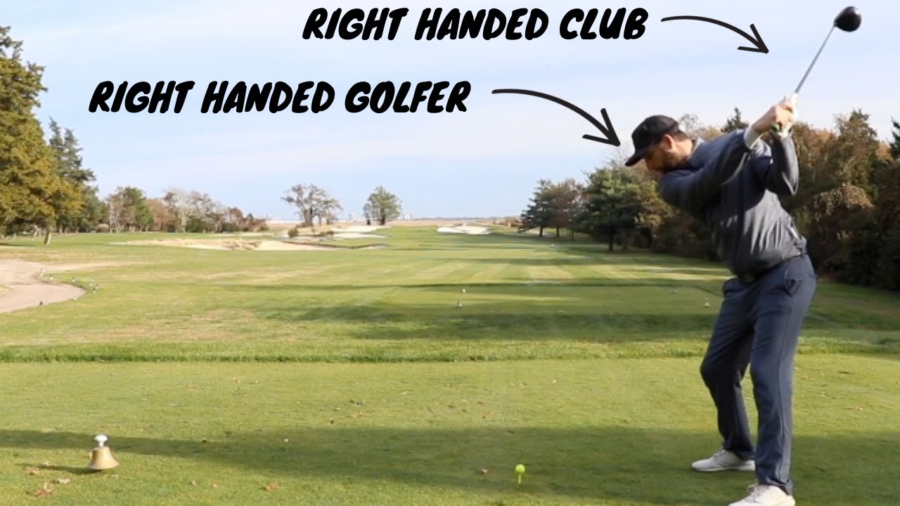 LeftHanded Golf Challenge Flipped Upside Down) YouTube