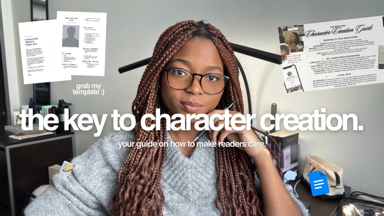 How to create compelling BOOK CHARACTERS (+ template) | BRAINSTORM TO BOOK SERIES, ep. 03