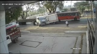 Sakri Dengarours Road Accident Live CCTV Footage