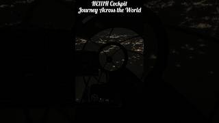 He111H Cockpit Journey | Augusta, Maine (Night Flight)