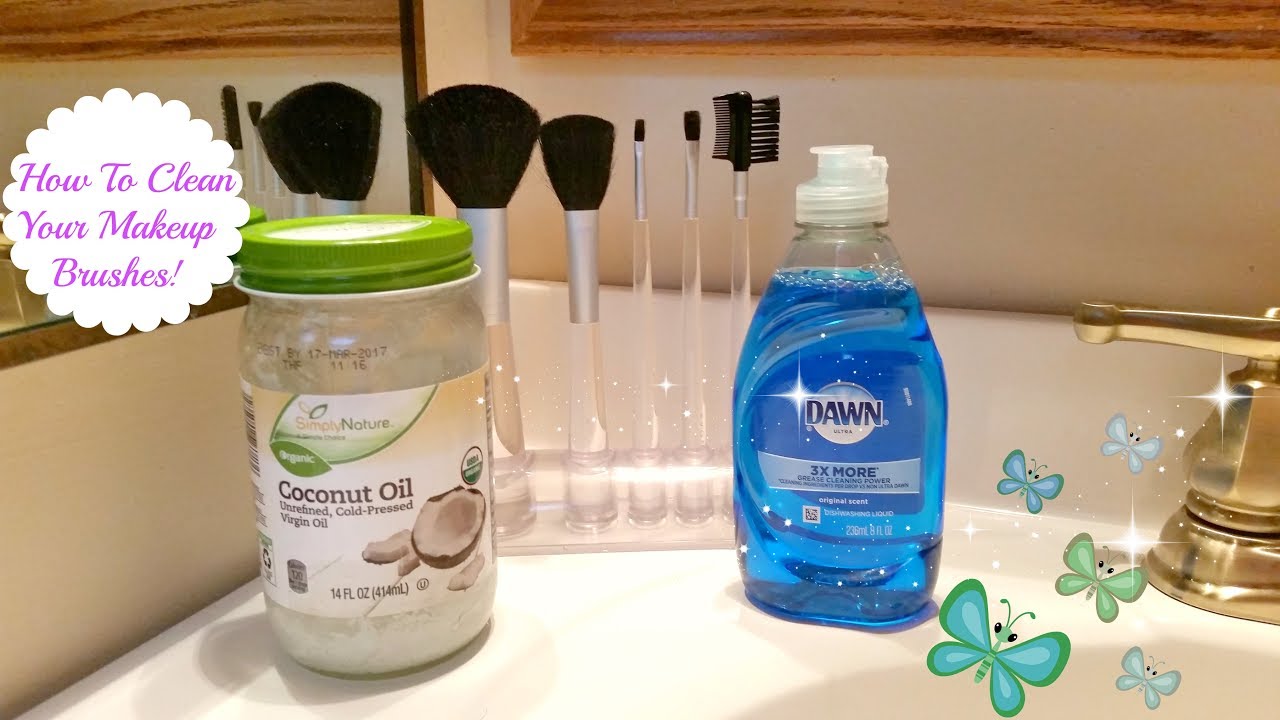 How I Clean My Brushes With Dawn │ DIY Makeup Brush Cleaner - Instructables