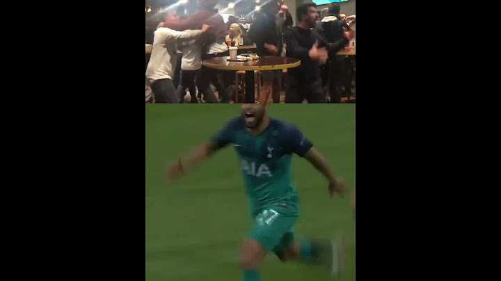 These Ajax fans between crowded Tottenham fan base 🥺 #football #soccer #tottenham #ajax