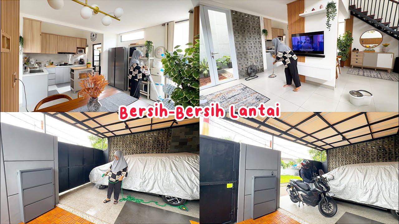 Kegiatan Setelah Suami & Adek Berangkat Kerja, Vacuum & Ngepel Lantai Rumah | Daily Life IRT