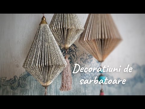 Cum să faci decorațiuni pentru Crăciun, lampioane din hârtie - christmas decorations