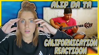 REACTION to Alip Ba Ta - Californication | RHCP Cover