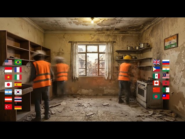 Abondened Family Kitchens restorated Around the World