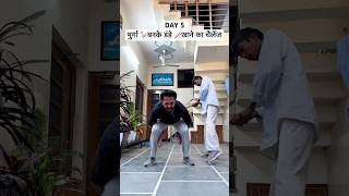 DAY 5 मुर्गा 🐓 बनके डंडे 🥢खाने का चैलेंज #attli #shorts #challenge #explore #fyp #goviral