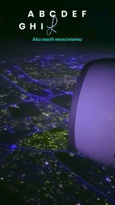 ABCDEFGH I love you From 38000 ft
