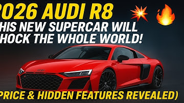 2026 Audi R8 – This NEW Supercar Will Shock The Whole World! 💥🔥 (Price & Hidden Features Revealed)