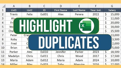 How to Highlight Duplicate values in Excel | Find Duplicates in Excel