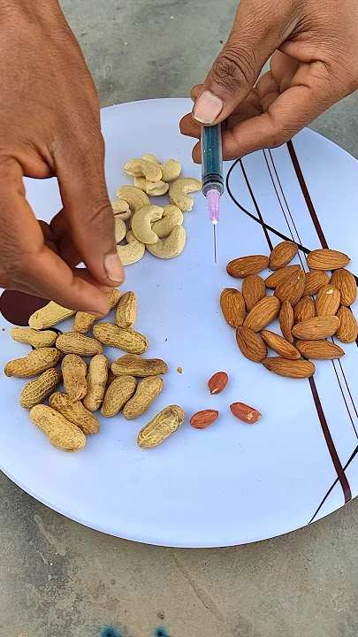 Badam kaju satisfying growth #shortvideo #trending #funny #2024 🙏👍👏