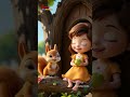 അണ്ണാൻ, അണ്ണാൻ, ഓടി വാ  - Little Squirrel Song | Malayalam Rhymes for Children |Galatta Kids |Shorts