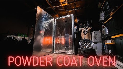 Firing Up My Home Made Powder Coat Oven For The First Time (Brief Overview)