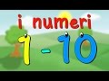 Impara i numeri da 1 a 10 in italiano per bambini  i numeri fino a 10