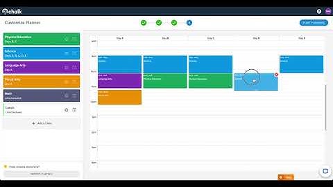 How to set up your timetable for your free Chalk account [Support]