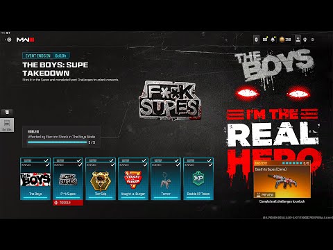 HOW TO GET ALL THE BOYS: SUPE TAKEDOWN REWARDS FAST! (Camo, Secret Rewards, &...) 