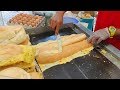 MAKING OF LONG OMELETTE SANDWICH • Roti John / Singapore Street Food [印度漢堡]