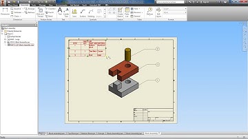 13 Edit Part List and Title Block
