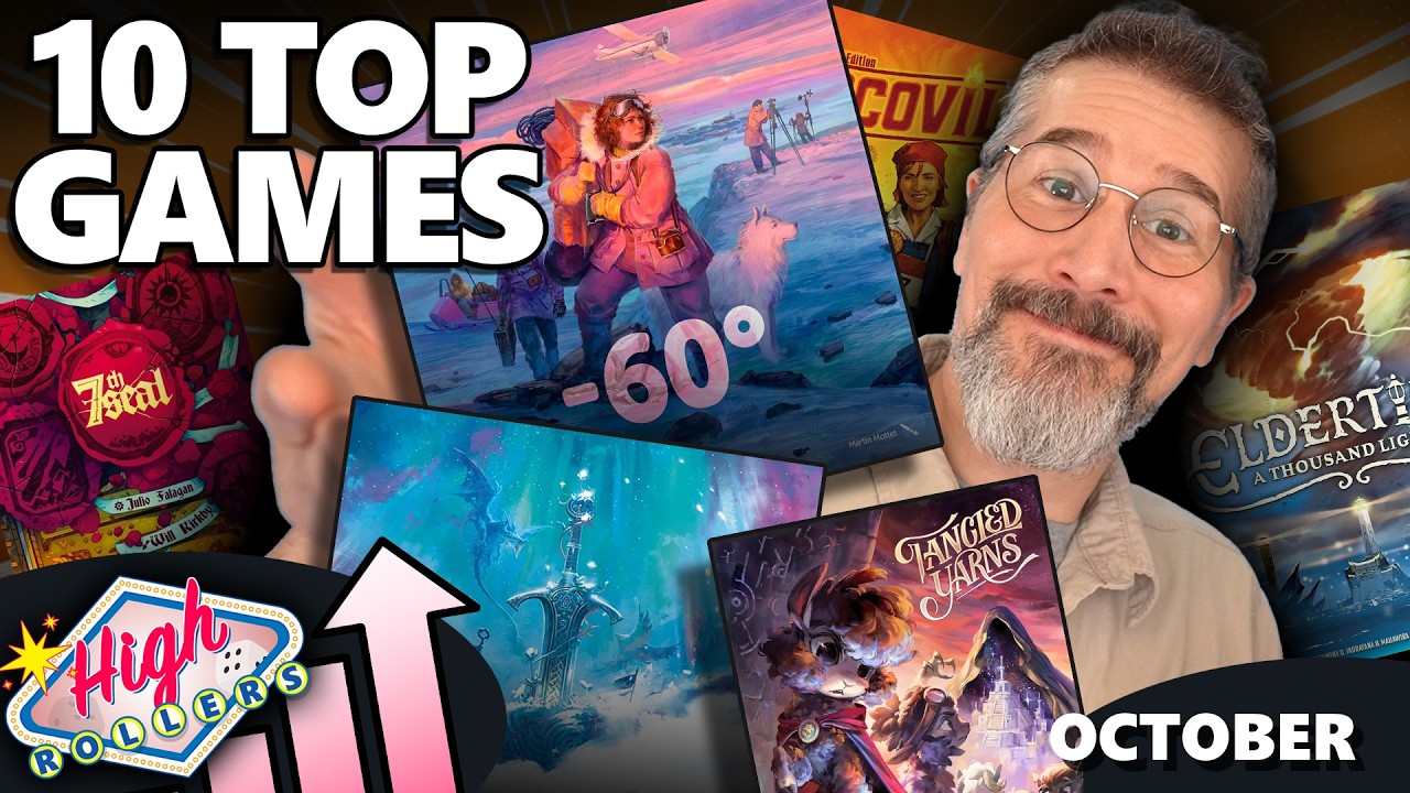 10 Top Board Games in 10 Different Categories - High Rollers