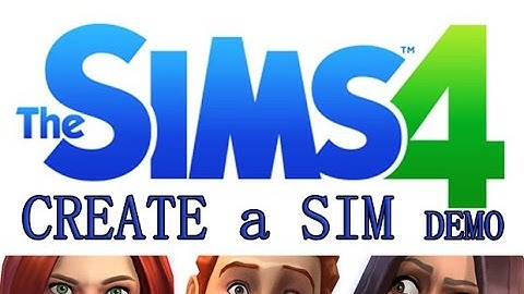CREATING MYSELF :D - The Sims 4:Create a Sim Demo