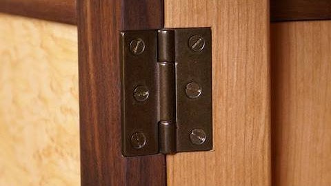 123 - How to Install a Butt Hinge Mortise