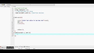 c++ functions|| void function with parameters|| pass by value