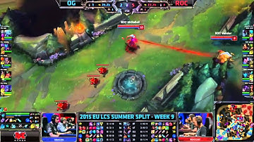 Origen vs Roccat | LCS EU 2015 Summer | 18. nap 4. meccs
