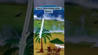 Epoxy Coffee Table Ocean Beach
