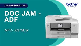 Document jam – in ADF bottom - Brother MFCJ6975DW