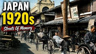 Japan in the 1920s: Streets of Memory | Rare Colorized Archival Footage