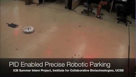 PID Enabled Precise Parking with iRobot Create (Summer 2012)