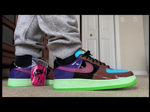 Undefeated x Nike Air Force 1 Patent Pack Total Orange Review w/ Lace  Swaps 