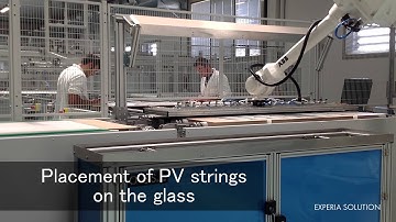 Experia Solution: Plastic Flexible PV panels assembly line
