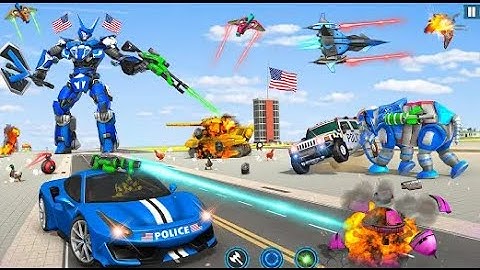 Police Elephant Robot Game - Android GamePlay | Walk through a Game