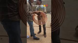 Ac copper piping 👍💯#shorts #youtubeshorts