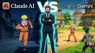 Claude Vs Gemini Make Naruto 3D Game From Scratch