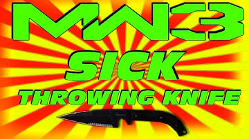 MW3 Sick Throwing Knife on Terminal