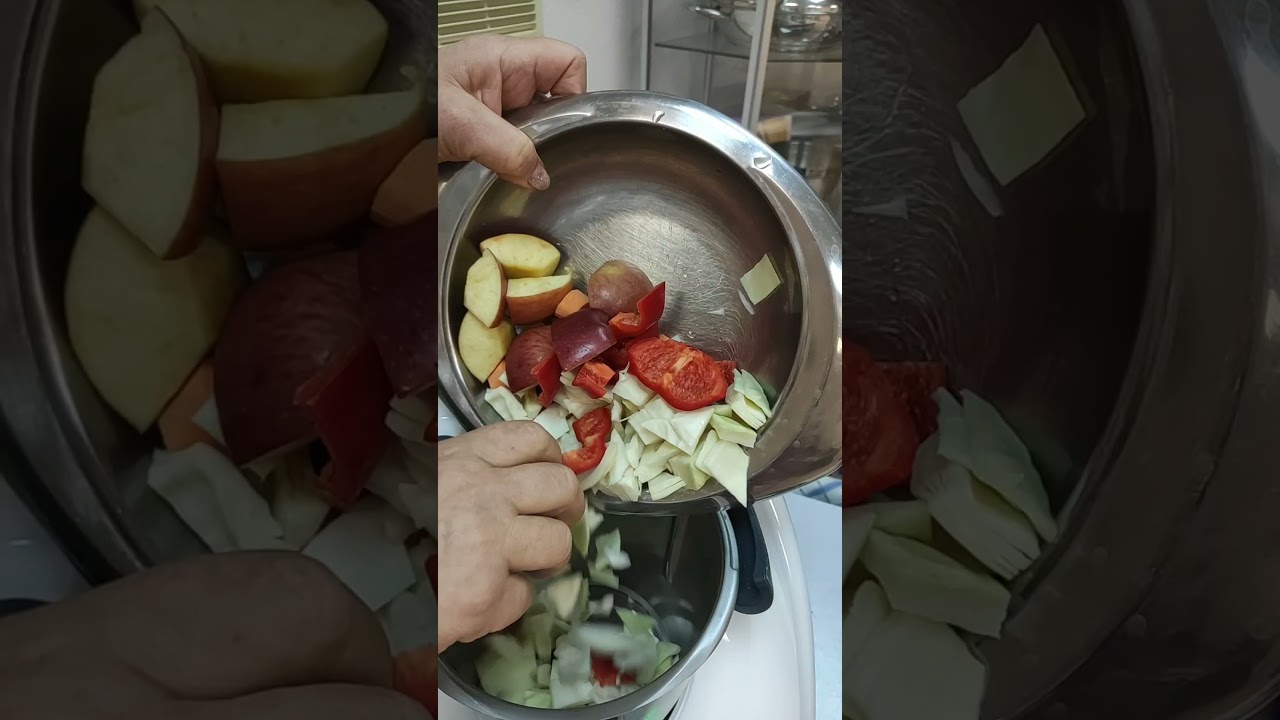 Капустный салат в Thermomix за 4 секунды.