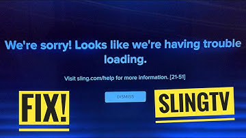 FIX ✅Sling Tv " We