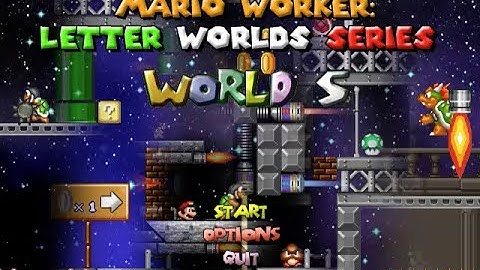 Mario Worker: Letter Worlds Series - World S