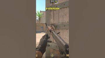 B Site Retake Flash Dust 2 #shorts #cs2