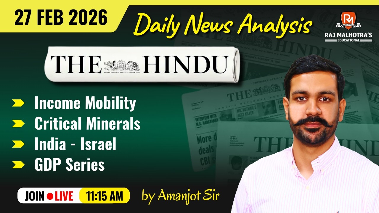 The Hindu Newspaper Analysis | 27 Feb 2026 | UPSC CSE |