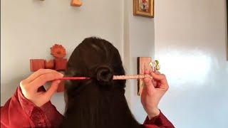 DIY making chinese hair accessories