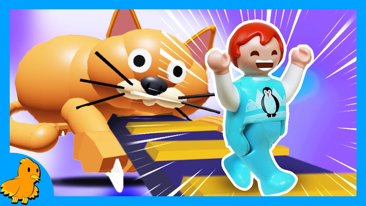 Emma muss vor riesengroßer KATZE entkommen!🙀 Obby | Playmobil Familie Vogel (Roblox)