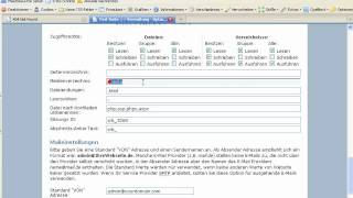 Website Baker Tutorial - 4 Konfiguration 1/2