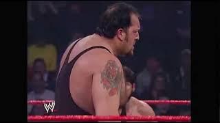 Big Show vs 3 Minute Warning (Rosey, Jamal & Rico) WWE Raw 10/21/2002