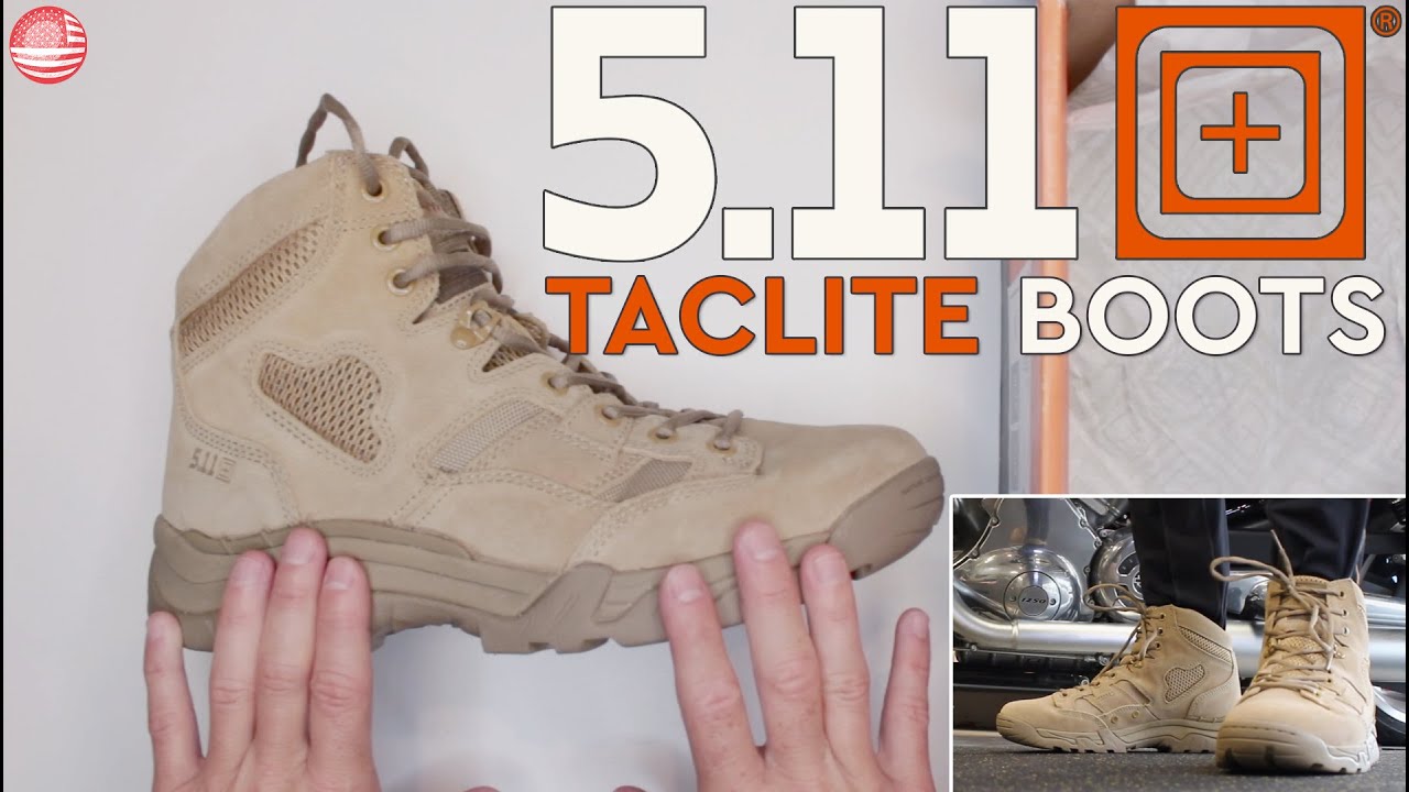 5.11 Taclite Boots Review (Coyote Tactical Boots) - YouTube