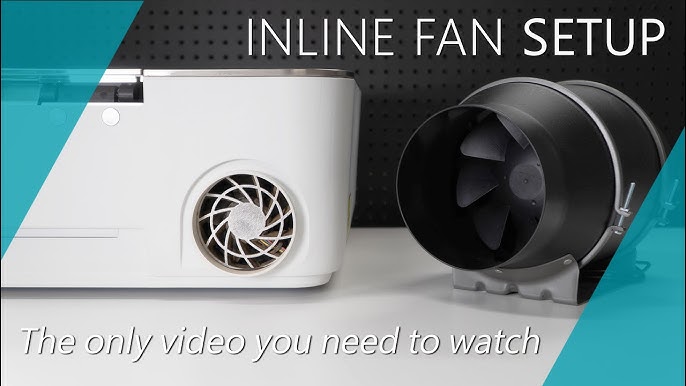 Cleaning the AC infinity 6inch inline Fan used with Laserbox Rotary 